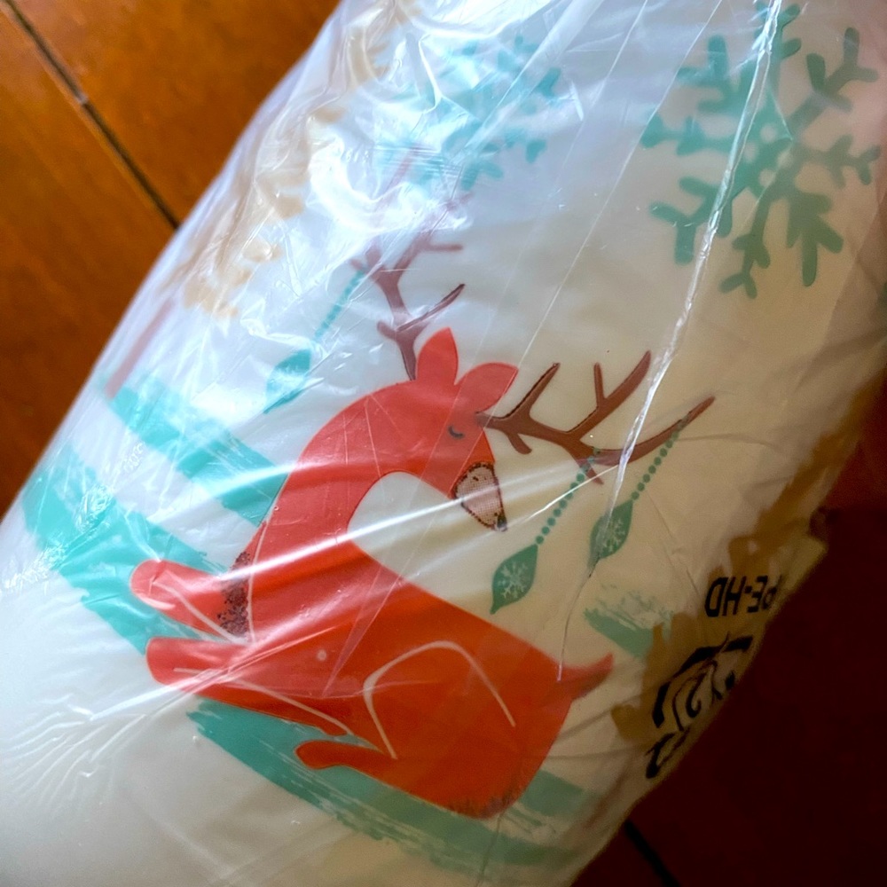 NEW Tupperware Holiday Deer Water Bottle